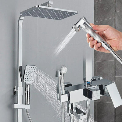 AquaBrass | Luxus-Messing-Duscharmatur mit Regenbrause - Brezella