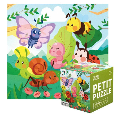 KrabbelKlug | Lernpuzzle mit süßen Insektenmotiven - Brezella