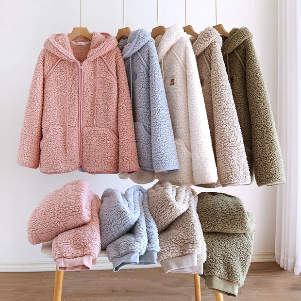 SnuggleTime | Paar Pyjamas für Kühle Nächte - Brezella