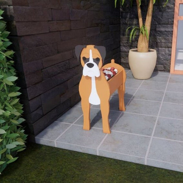 HundeBlüte | Dekorativer Pflanztopf für Hundefans - Brezella