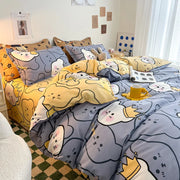BlütenWuff | Charmantes Bettset mit floralen Designs - Brezella