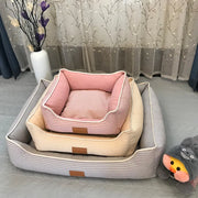 PetSanctum | Eleganter quadratischer Katzen- und Welpenzwinger für Komfort - Brezella