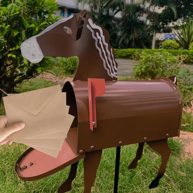 AnimalBox | Briefkastenskulptur aus rostfreiem Material - Brezella
