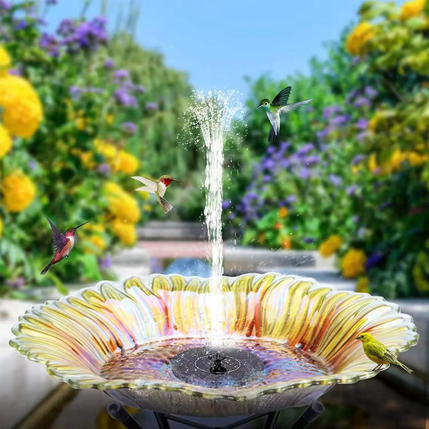 AquaSolis | Selbstversorgender Solarbrunnen für Vögel - Brezella