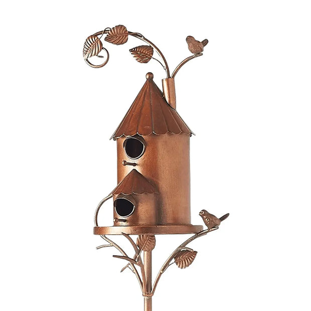 FlügelOase | Exklusives Vogelhaus mit stabilem Ständer - Brezella