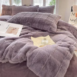 FurNest | Flauschiges Bettwäscheset mit Fell-Optik - Brezella