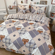 BlütenWuff | Charmantes Bettset mit floralen Designs - Brezella