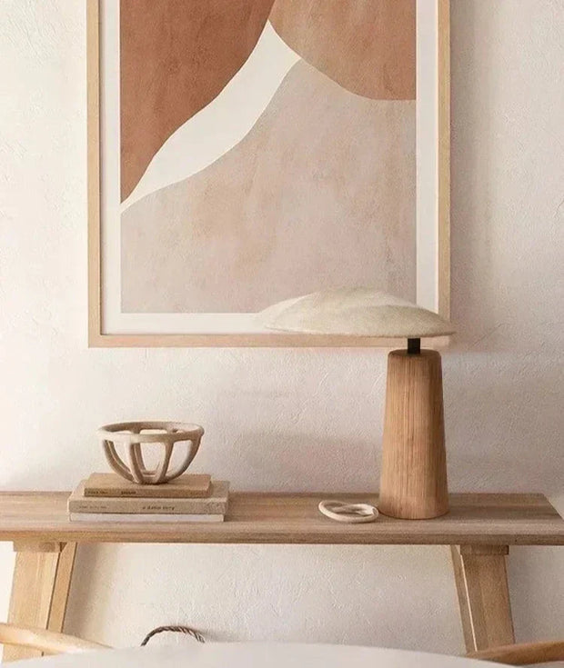 GlowWood | Zeitlose Lampe mit warmem Holz und modernem Flair - Brezella