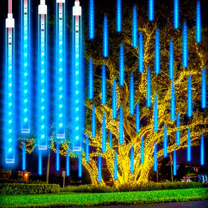 WasserGlanz | Luxuriöse LED-Lichterkaskade für den Garten - Brezella