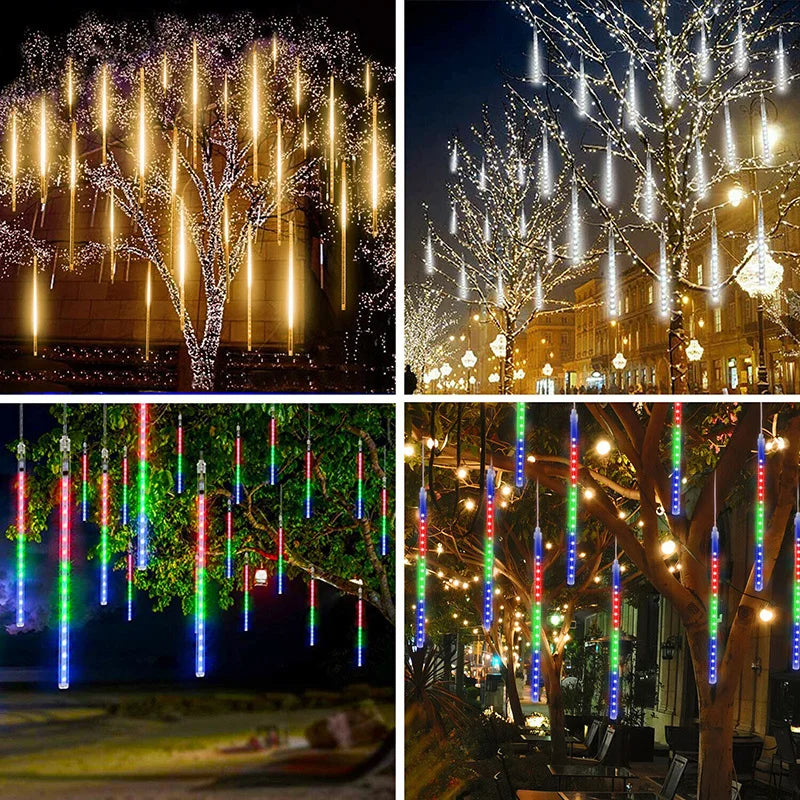 WasserGlanz | Luxuriöse LED-Lichterkaskade für den Garten - Brezella