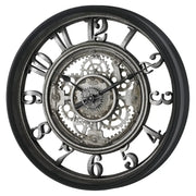 ZeitGlanz | Metall-Wanduhr mit Arabischen Ziffern - Brezella