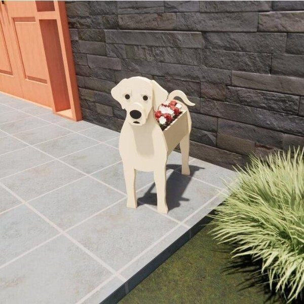 HundeBlüte | Dekorativer Pflanztopf für Hundefans - Brezella