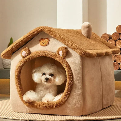 CozyFold | Faltbares Zwingerbett für kleine Haustiere - Brezella