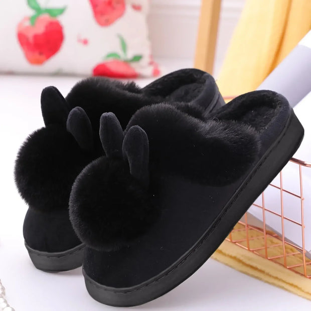 BunnyToes | Warme und niedliche Hausschuhe mit Hasenohren - Brezella