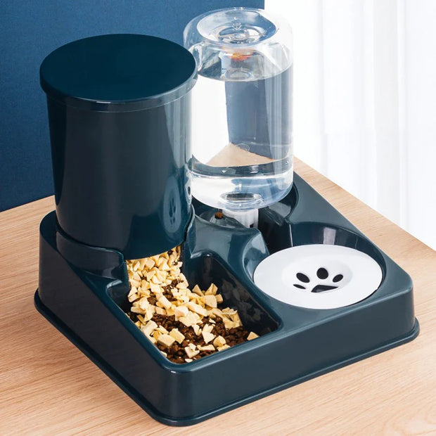 EasyFeeder | Selbstfüllender Futter- und Wasserspender für Haustiere - Brezella