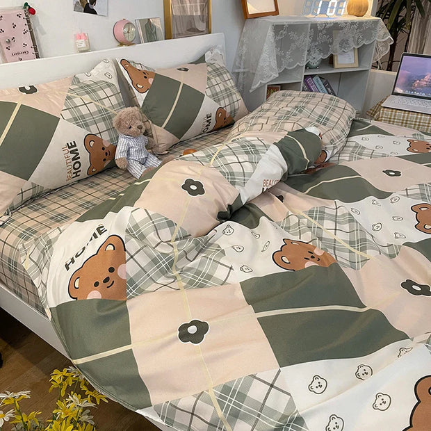 BlütenWuff | Charmantes Bettset mit floralen Designs - Brezella