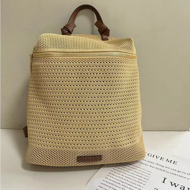 VivaWoven | Stylischer Webrucksack für modebewusste Frauen - Brezella