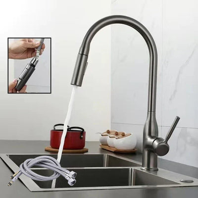 StreamLine | Elegante Küchenarmatur mit ausziehbarem Brausekopf - Brezella