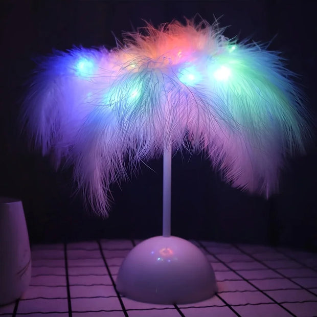 PlumeGlow | Soft Spring Lampe für ein raffiniertes Interieur - Brezella