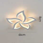 Moderne LED-Deckenleuchte in Blumenform