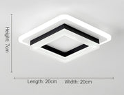 Minimalistische Quadratische LED Deckenleuchte