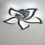 Moderne LED-Deckenleuchte in Blumenform