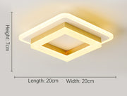 Minimalistische Quadratische LED Deckenleuchte