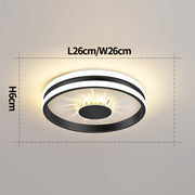 Moderne LED-Deckenleuchte