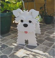 HundeBlüte | Dekorativer Pflanztopf für Hundefans - Brezella