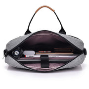 WorkEase | Robuste Canvas-Laptoptasche für Business & Alltag - Brezella