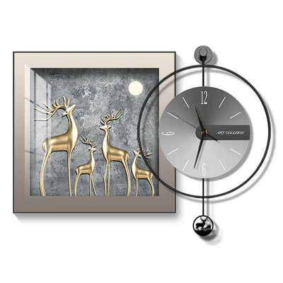 ModernoTime | Schlanke und elegante Wanduhr - Brezella