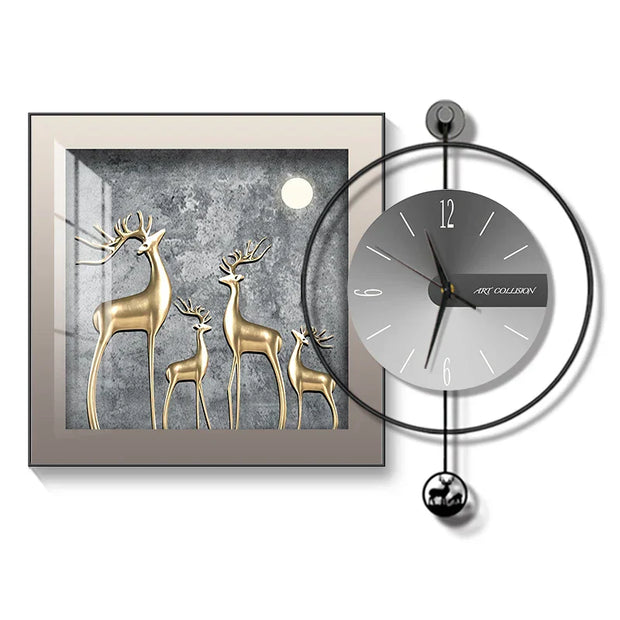ModernoTime | Schlanke und elegante Wanduhr - Brezella