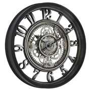 ZeitGlanz | Metall-Wanduhr mit Arabischen Ziffern - Brezella