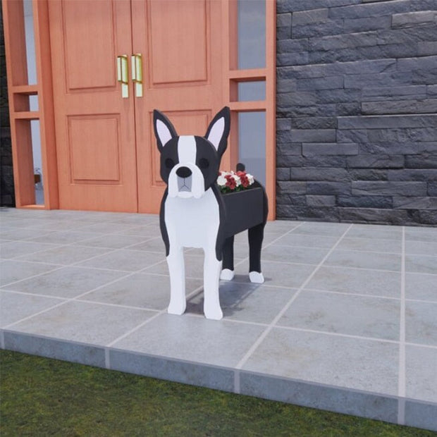 HundeBlüte | Dekorativer Pflanztopf für Hundefans - Brezella
