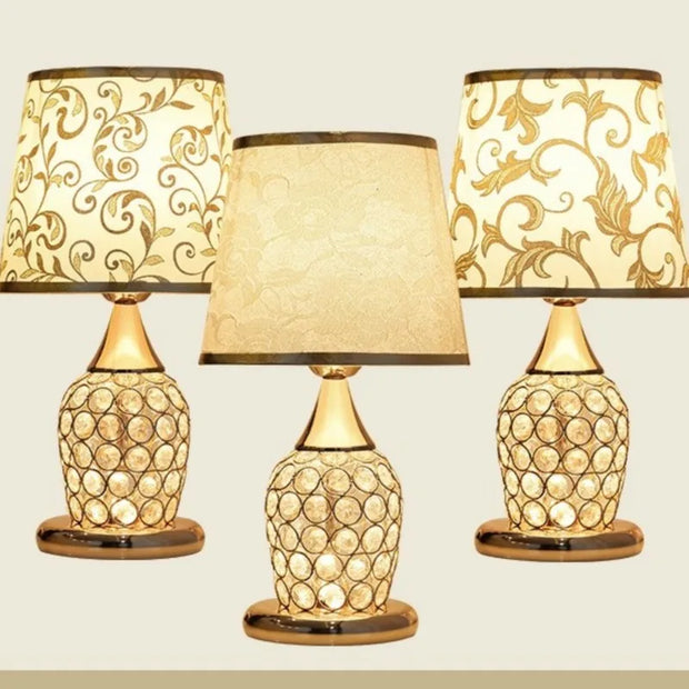 LuxeKristall | Stilvolle Tischlampe mit Glänzender Ausstrahlung - Brezella