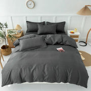 LandhausLinen | Stilvolles Streifen-Karo-Bettwäscheset - Brezella