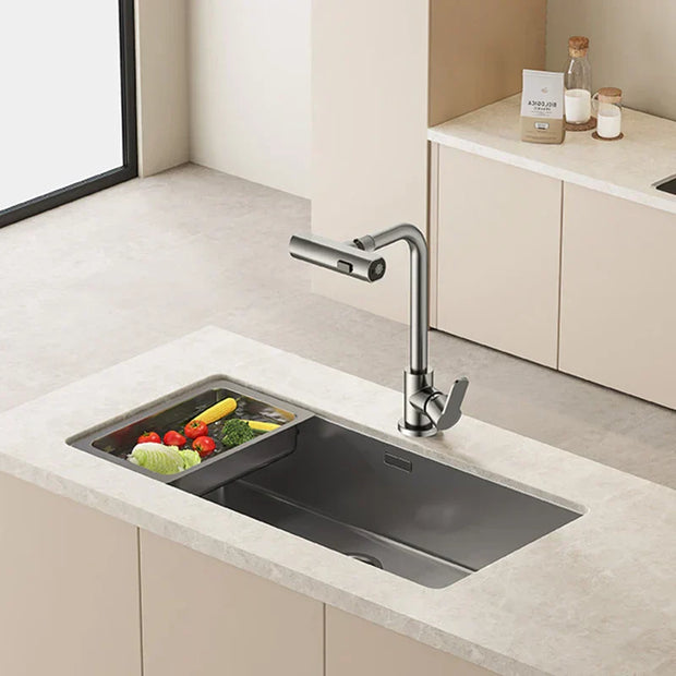 GrayStream | Dreharmatur mit Cascade-Wasserfallfunktion für die Küche - Brezella