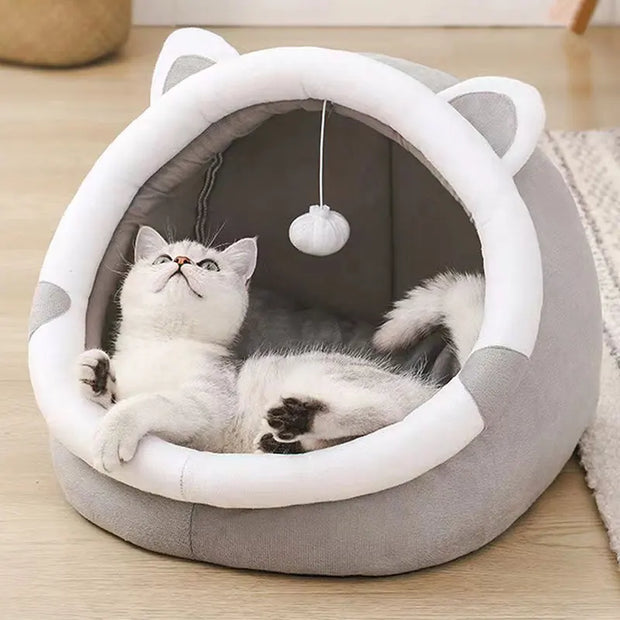 PawCove | Adorable Pet Bed für Katzen & Hunde - Brezella