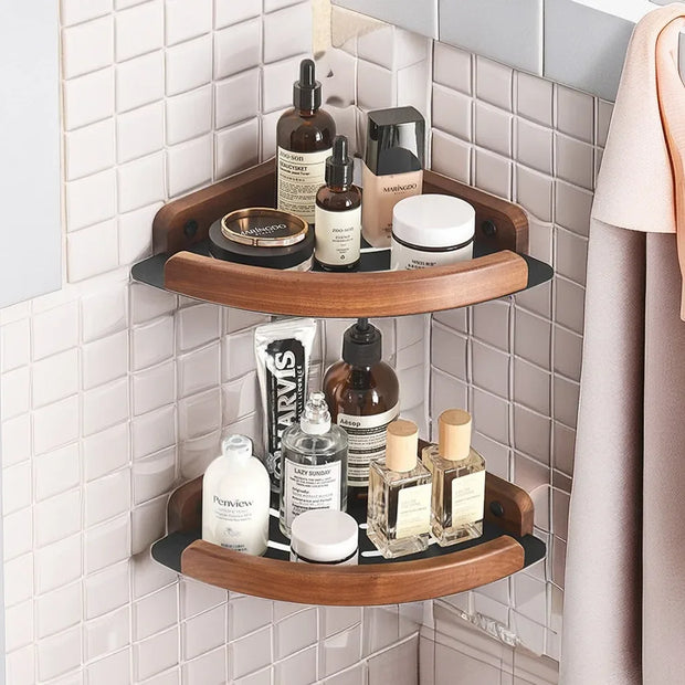 NeatBath | Minimalistische Badezimmerregale mit stilvollen Aufbewahrungsmöglichkeiten - Brezella