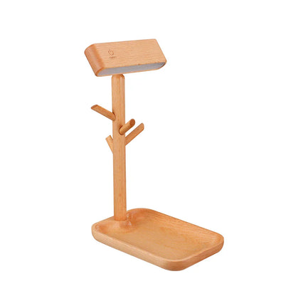 LumiStore | Elegante LED-Tischleuchte mit integriertem Stauraum