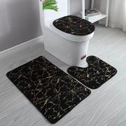 RegalMat | Luxus-Toilettenvorleger in Gold mit Antirutschfunktion - Brezella
