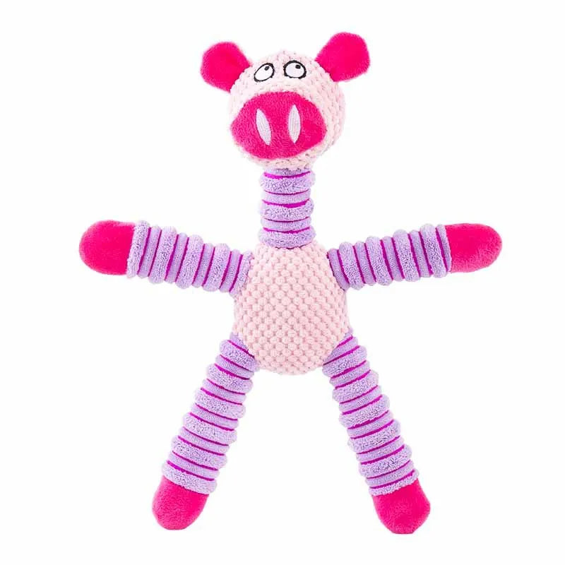 SqueakBuddy | Quietschendes Elefantenspielzeug für Hunde und Katzen - Brezella