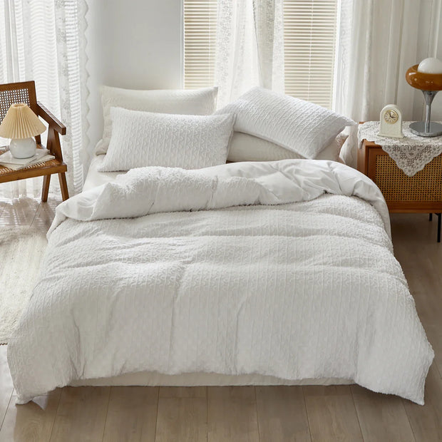 SoftSpirale | Hochwertiges Tufted Bettwäsche-Set - Brezella