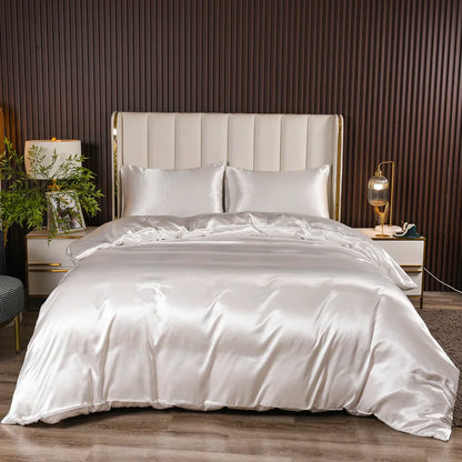 SchlafLust | Premium-Satin-Bettwäsche für ultimativen Komfort - Brezella
