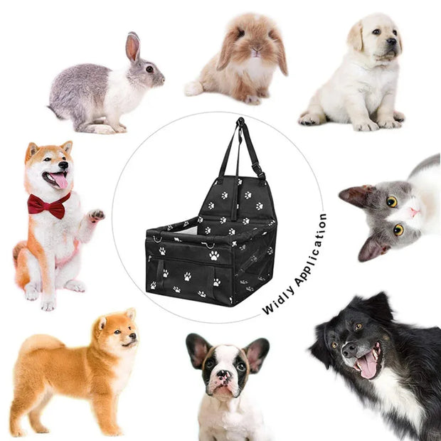 PawJourney | Haustier-Reisetasche und Autositz für bequeme Fahrten - Brezella