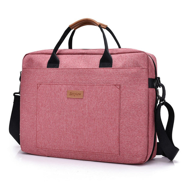 WorkEase | Robuste Canvas-Laptoptasche für Business & Alltag - Brezella