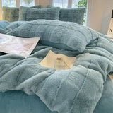 FurNest | Flauschiges Bettwäscheset mit Fell-Optik - Brezella