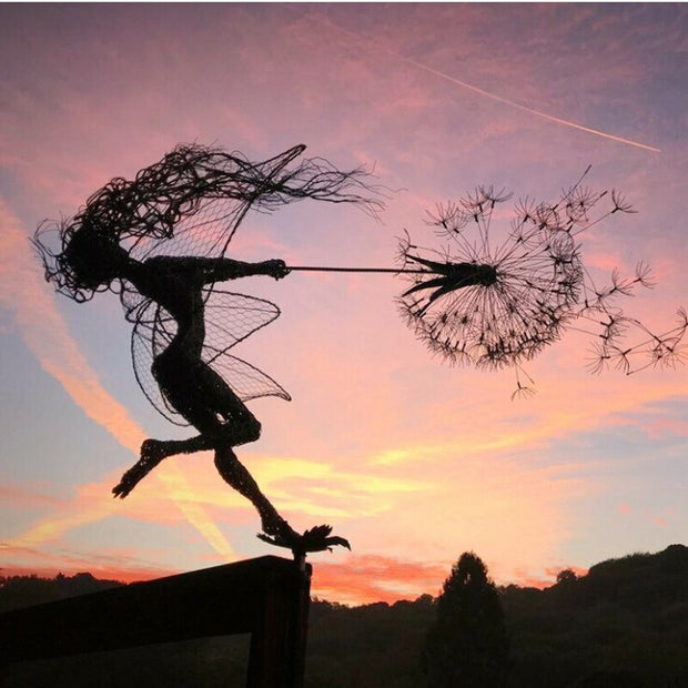 MysticFairy | Magische Metallfiguren für Gartendekoration - Brezella