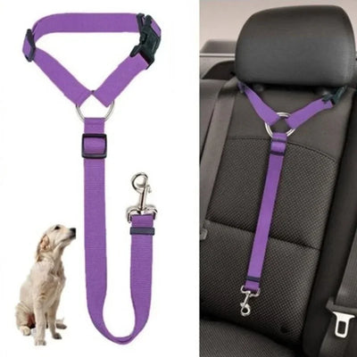 PetSecure | Verstellbarer Hundesicherheitsgurt und Geschirr Set - Brezella
