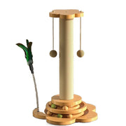 ClawVenture | Elegantes Holzspielzeug mit Kratzbrett - Brezella